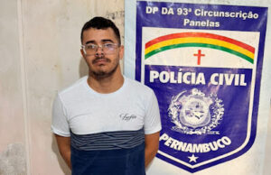 PANELAS – PRESO EM UM DOS ELEMENTOS ACUSADOS DE MATAR ADOLESCENTE, NO DISTRITO DE PAU FERRO COM BALA PERDIDA.